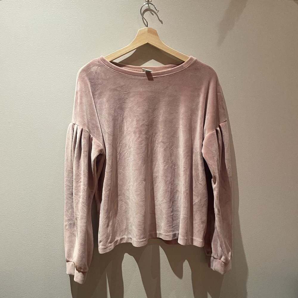 A New Day Velour Crew Neck Top